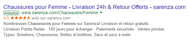 annonce publicitaire textuelle