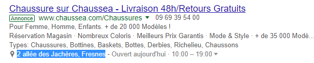 annonce publicitaire textuelle