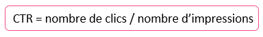 calcul CTR