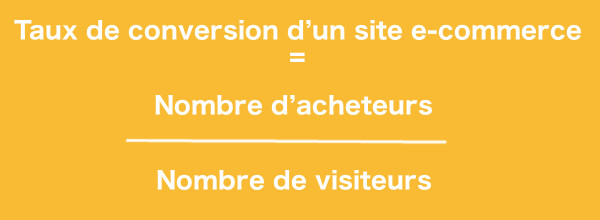 Calcul du taux de conversion