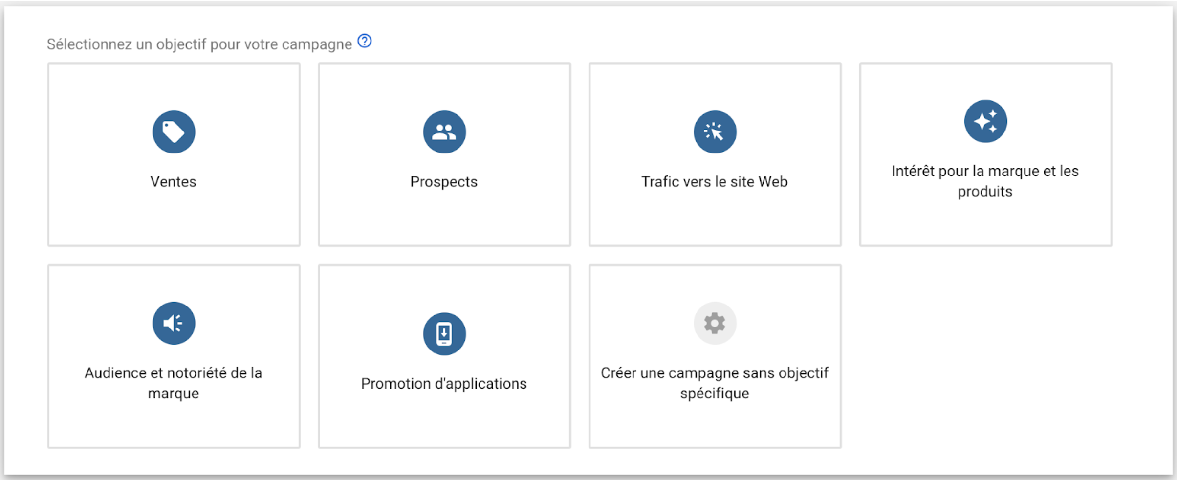 Objectifs Google Ads