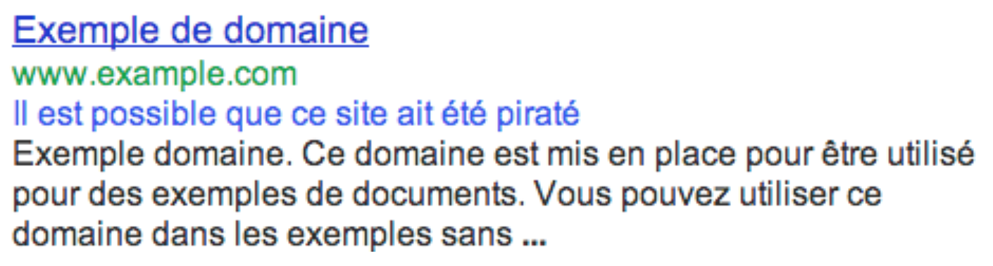 Votre site a été piraté